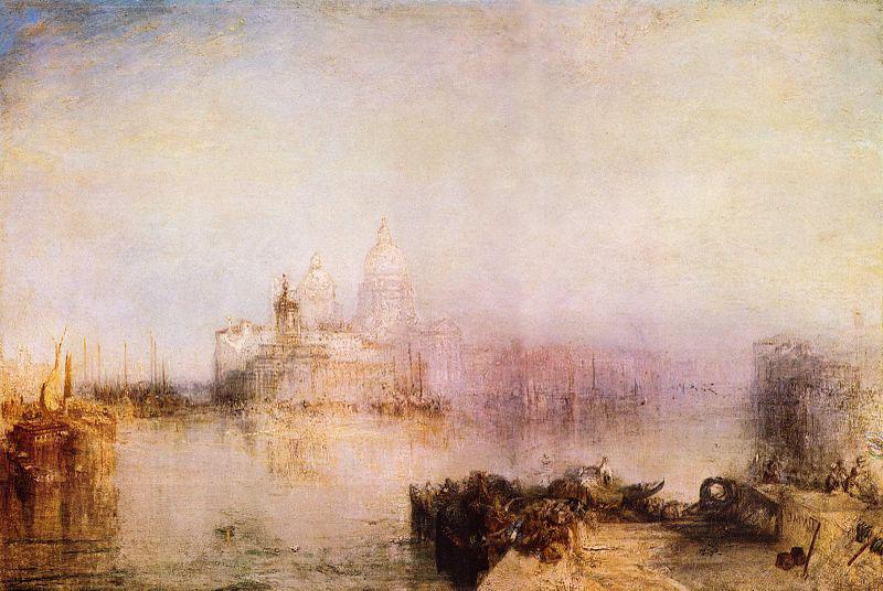 Joseph Mallord William Turner Dogana und Santa Maria della Salute, Venedig oil painting picture